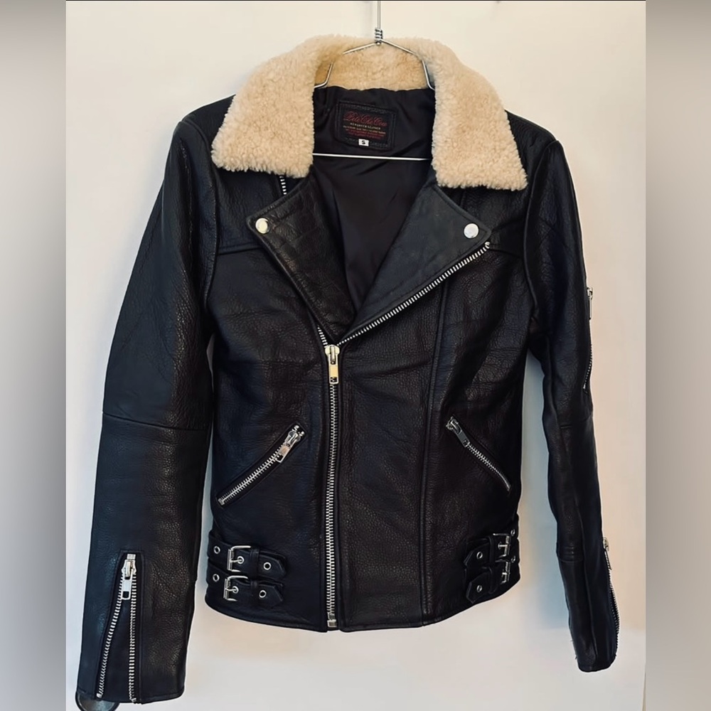 Like NEW- Pete Che Coco-reworked leather handmade motorcycle Jacket
